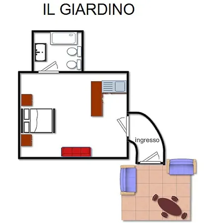 La Paranza E Giardino Appartement *